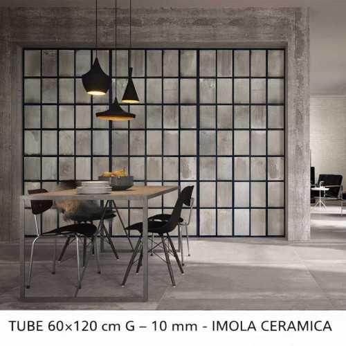 TUBE 60×120 cm – 10 mm – Imola Ceramica